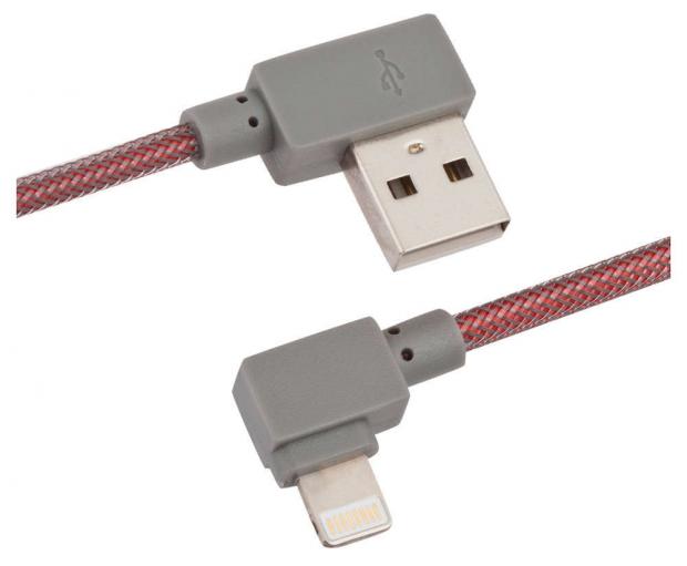 

USB кабель Liberty Project для Apple 8 pin Г-коннектор красный