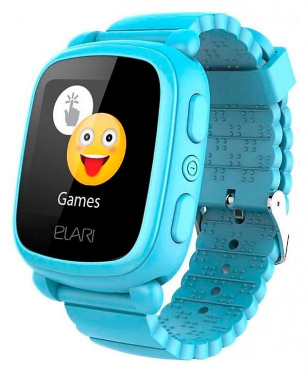 

Часы детские Elari Kid Phone 2 с GPS трекером голубые