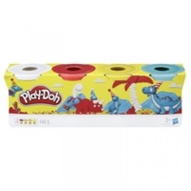 фото Набор для лепки play-doh hasbro b5517, 4 цвета