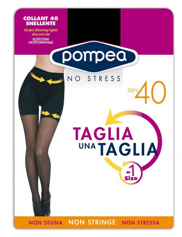 фото Колготки pompea taglia 1 tg nero, размер 4