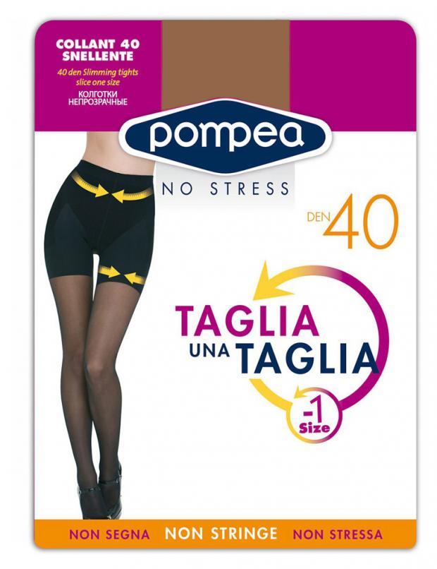 фото Колготки pompea taglia 1 tg natural, размер 2