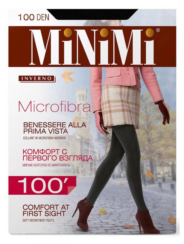 

Колготки MiNiMi MICROFIBRA 100 nero, размер 2