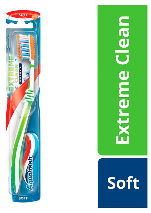 фото Зубная щетка aquafresh extreme clean мягкая, 1 шт