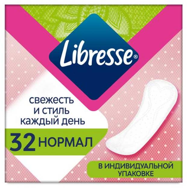 Прокладки ежедневные Libresse Dailyfresh Normal 32 шт 124₽