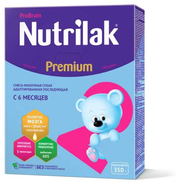 

Смесь молочная Nutrilak Premium 2 с 6 мес, 350 г