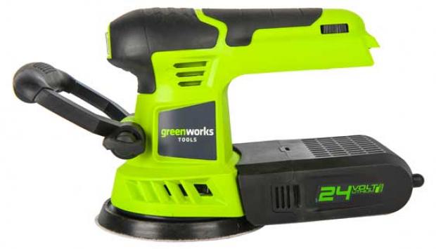 Машина шлифовальная Greenworks G24ROS аккумуляторная 24V