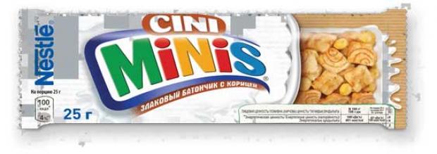 фото Батончик злаковый cini minis с корицей, 25 г