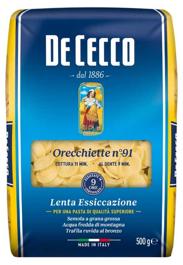 

Макаронные изделия De Cecco Orecchiette из твердых сортов пшеницы, 500 г