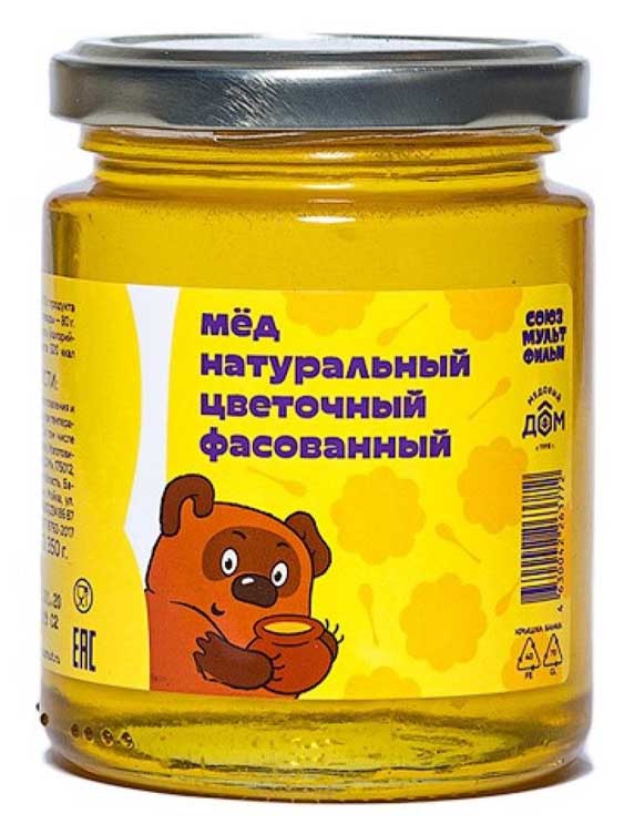 Мед «Союзмультфильм» натуральный цветочный, 350 г