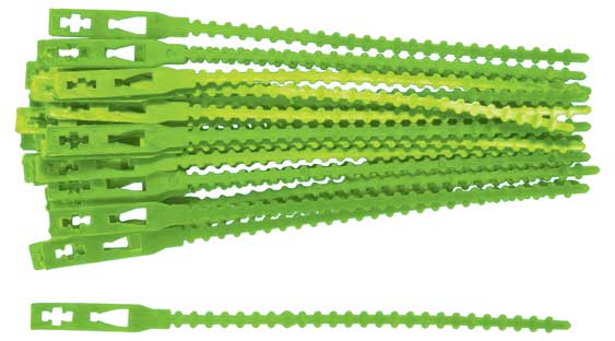 Подвязка для растений Palisad пластиковая 13 см, 50 шт