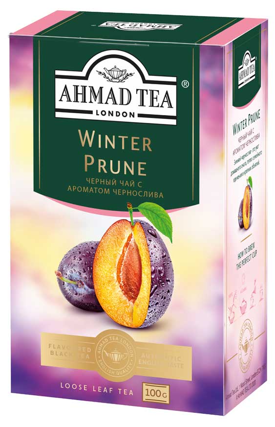 

Чай черный Ahmad Tea Зимний Чернослив листовой, 100 г