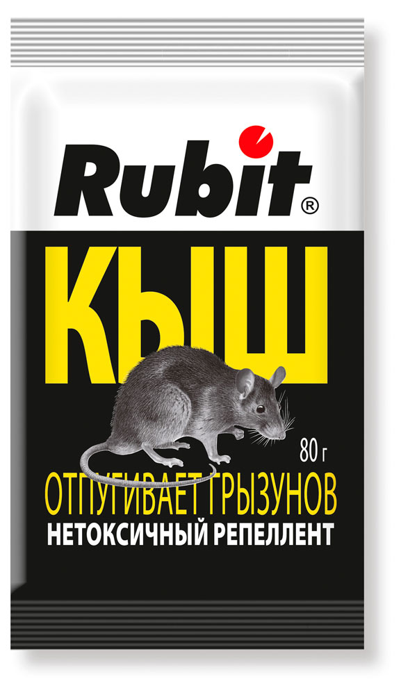 

Репеллент от грызунов Rubit Кыш, 80 г