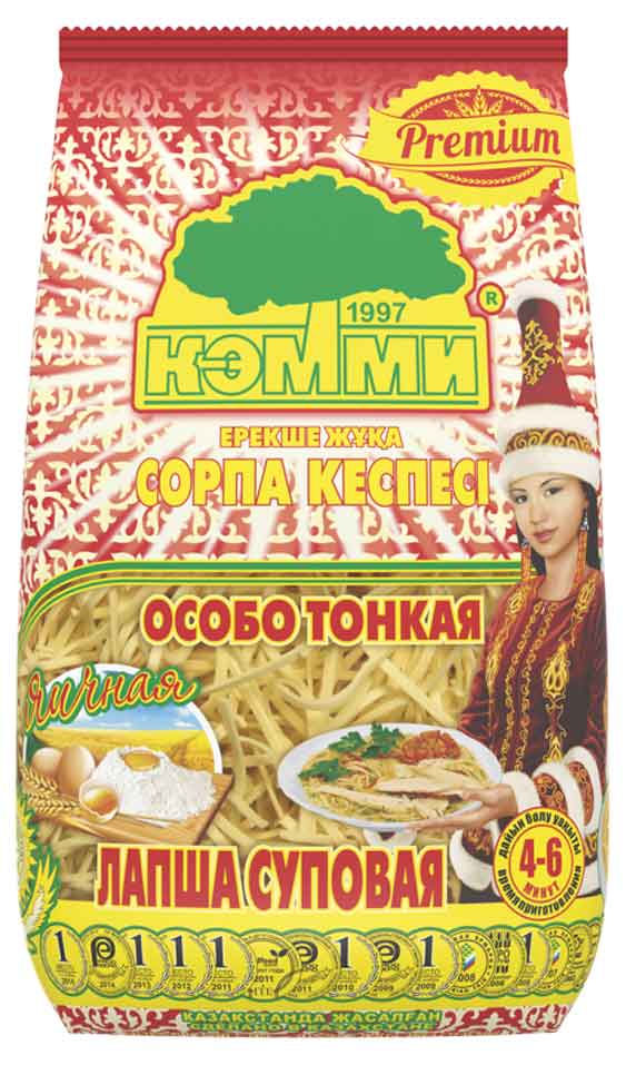 Лапша «КЭММИ» суповая яичная, 200г