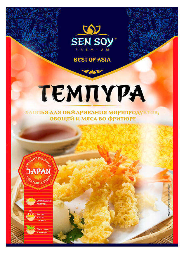 Sen Soy | Хлопья панировочные Sen Soy Tempura, 100 г