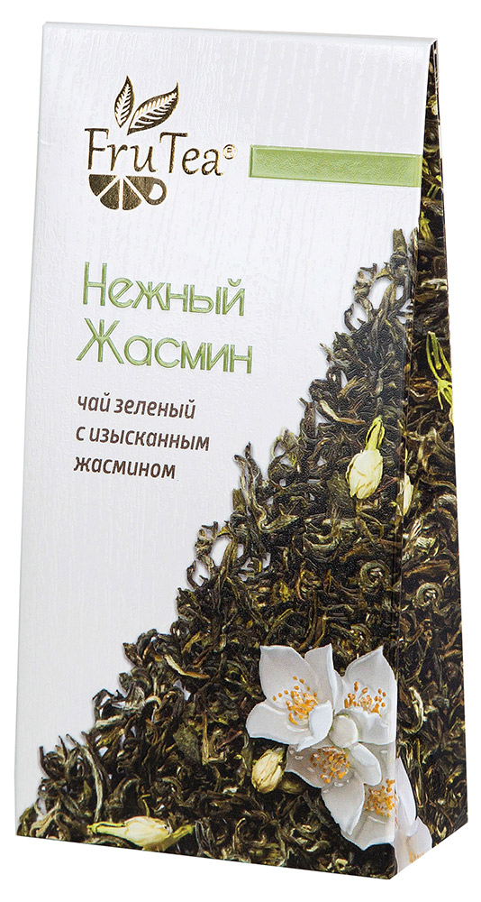 Tea Berry | Чай зелёный Fru Tea Нежный Жасмин листовой, 50 г