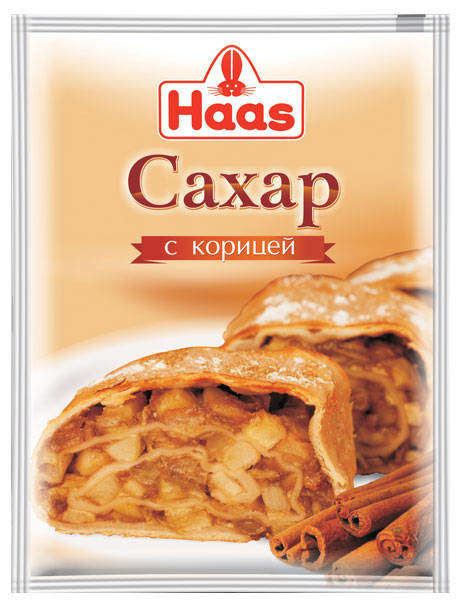 Сахар с корицей Haas, 40 г