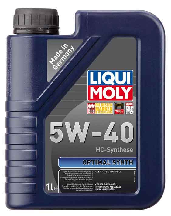 Liqui Moly | Масло моторное Liqui Moly Optimal 5W40 синтетическое, 1 л