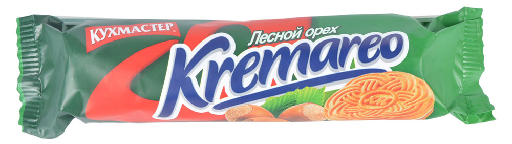 Печенье «КУХМАСТЕР» Kremareo с лесным орехом, 100 г