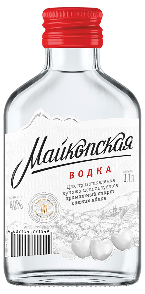 Водка «Майкопская» Россия, 0,1 л