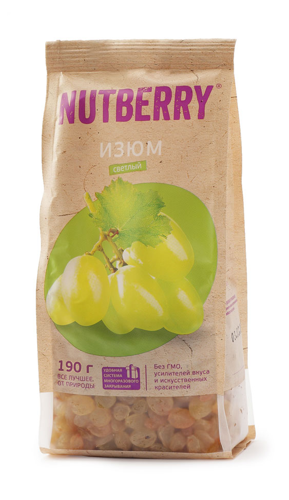 Изюм Nutberry светлый, 190 г