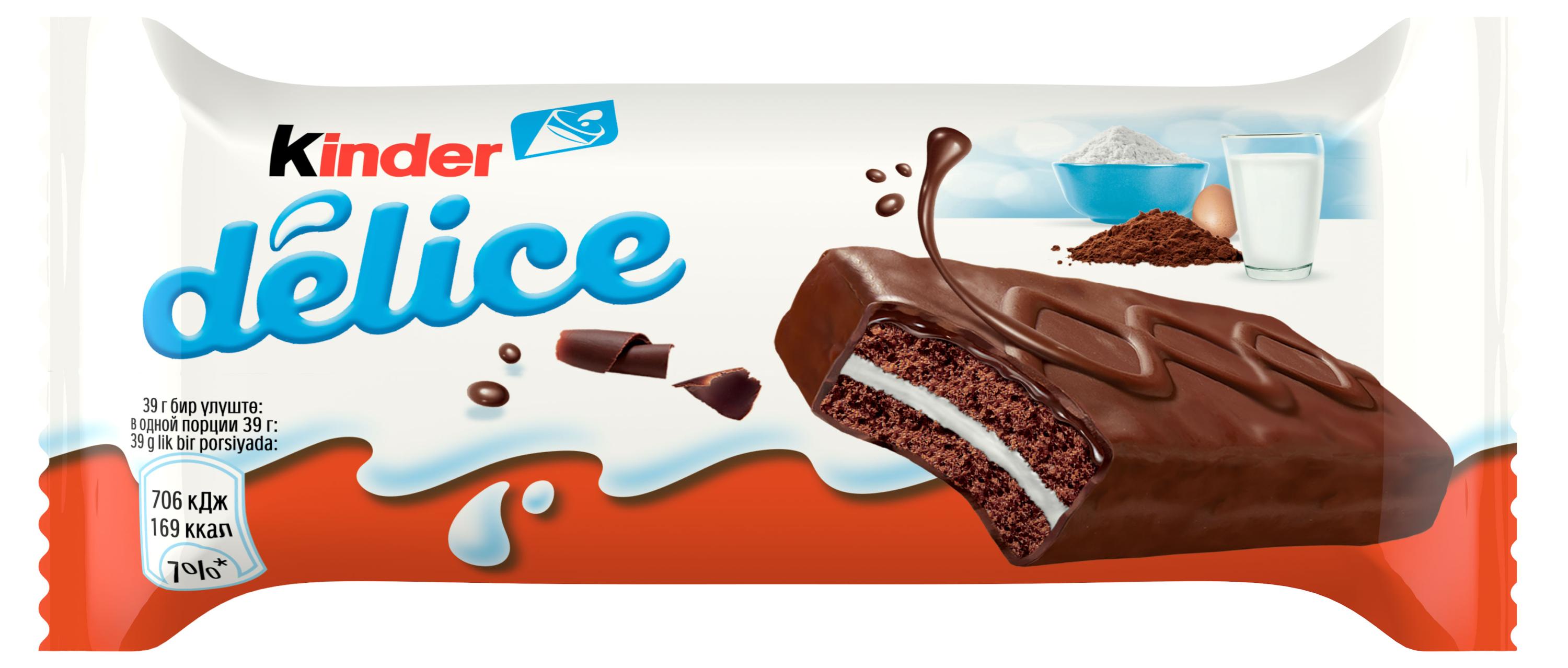 Пирожное Kinder Delice бисквитное, 39 г