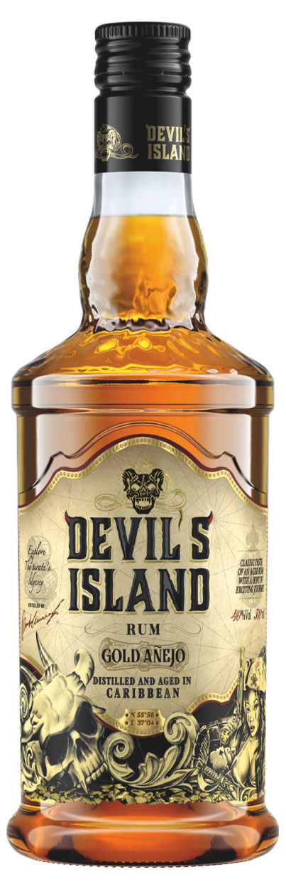 Ром Devil's Island Gold Anejo Россия, 0,5 л