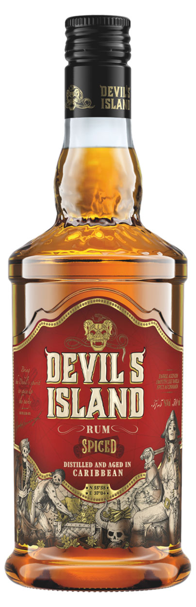 Ром Devil's Island Spiced Россия, 0,5 л