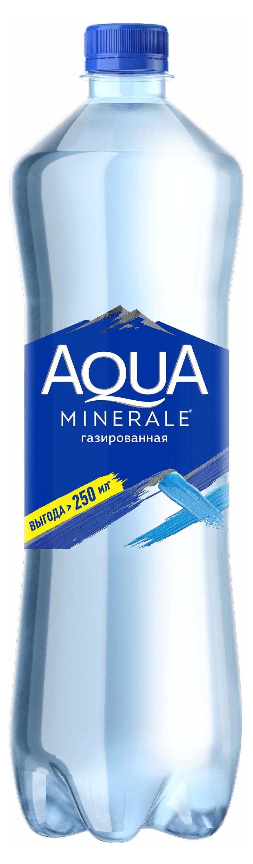 Вода Aqua Minerale газированная, 1 л