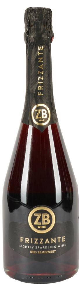 Игристое вино ZB Wine Frizzante красное полусладкое Россия, 0,75 л