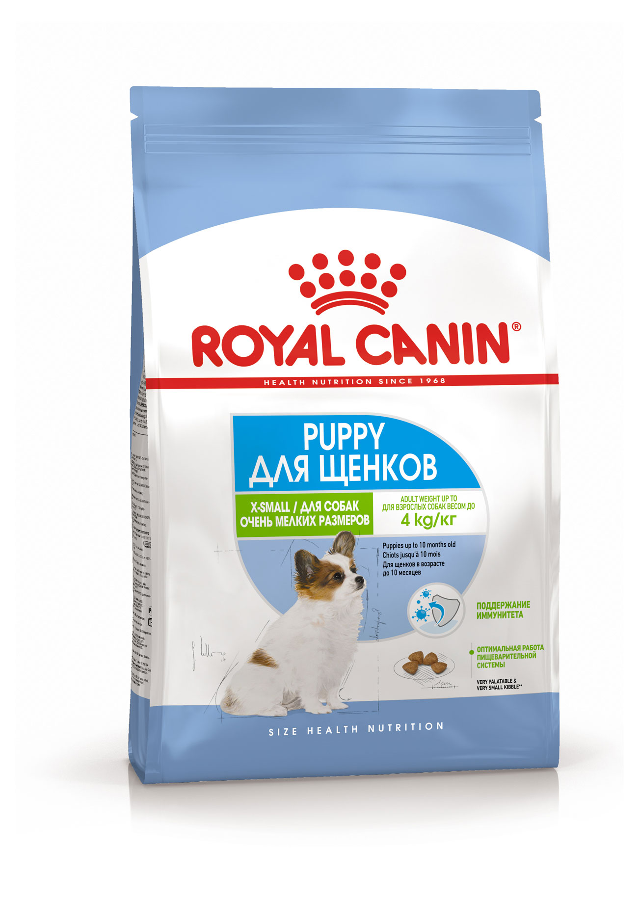 Сухой корм для миниатюрных щенков Royal Canin X-Small Junior, 500 г