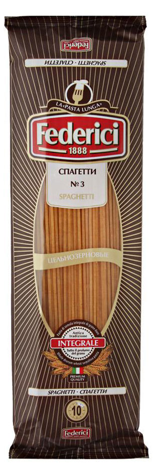 Спагетти Federici Spaghetti Integrali цельнозерновые, 400 г