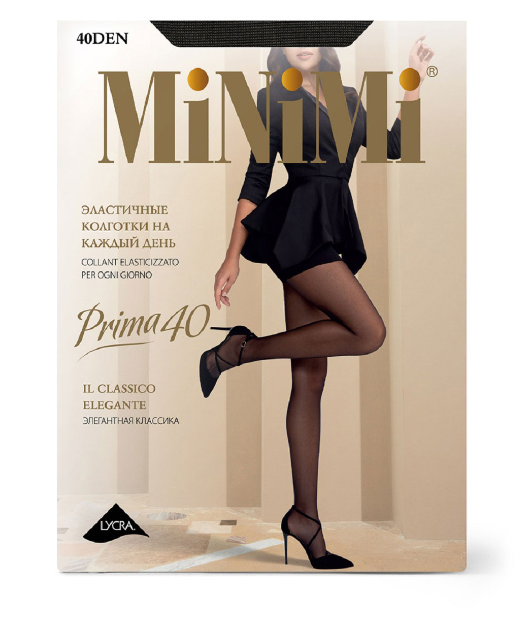 Колготки Minimi PRIMA 40 den fumo, размер 3