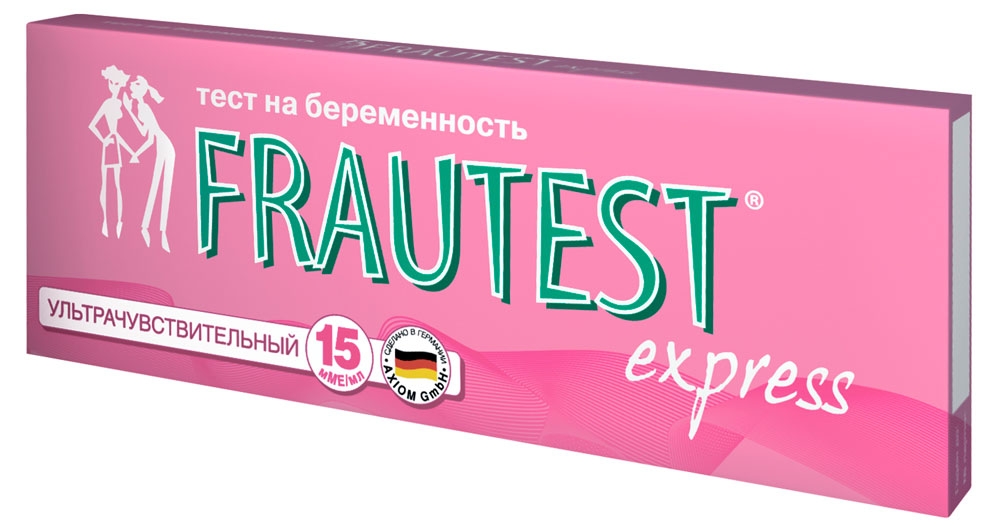 

Тест для определения беременности Frautest express, 1 шт