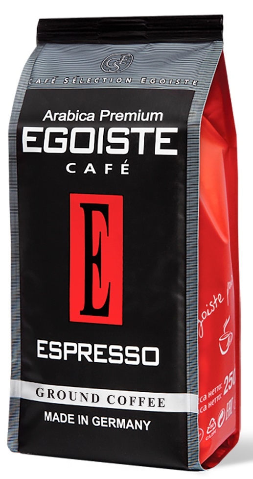 Egoiste | Кофе молотый Egoiste Espresso, 250 г