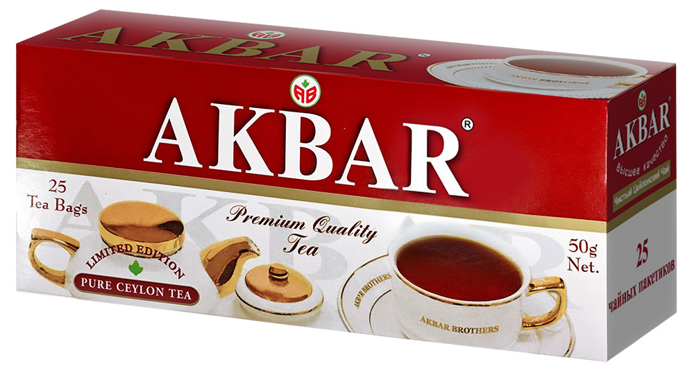 Чай черный AKBAR цейлонский мелкий листовой, 50 г