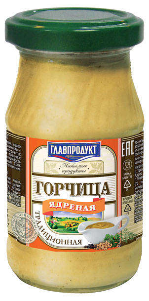 Горчица «ГЛАВПРОДУКТ» ядреная, 170 г