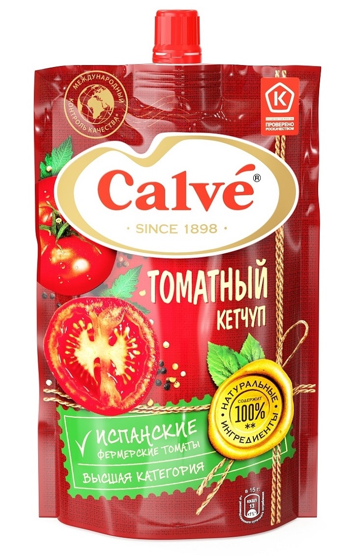 Calve | Кетчуп томатный Calve, 350 г