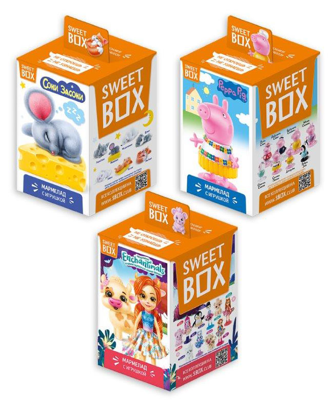 SWEET BOX | Мармелад SWEET BOX с игрушкой, 10 г