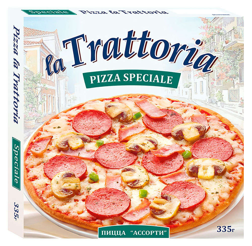 La Trattoria | Пицца La Trattoria Ассорти, 335 г