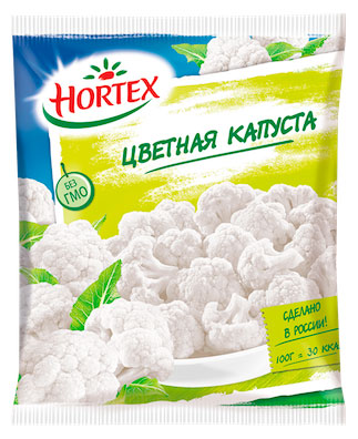 Капуста цветная Hortex замороженная, 400 г