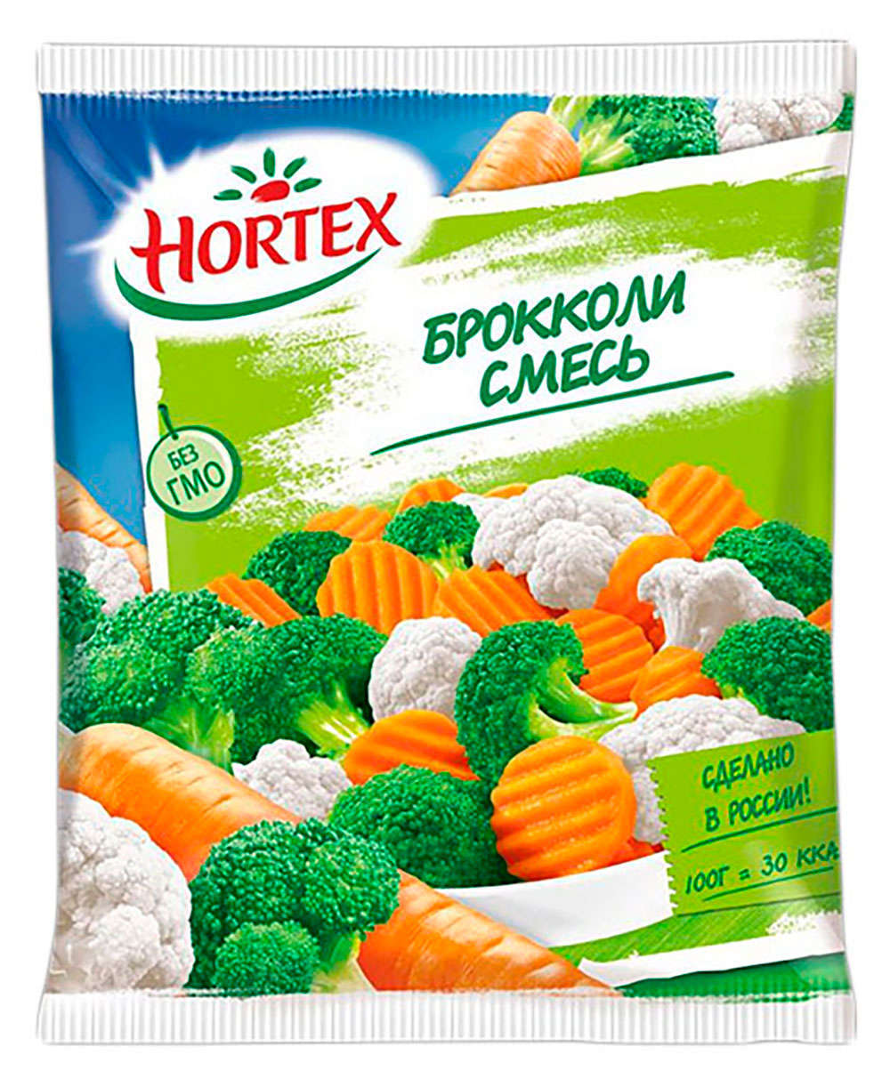 HORTEX | Смесь овощная Hortex Брокколи замороженная, 400 г