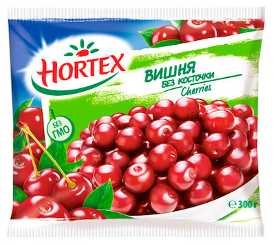 Вишня Hortex без косточки замороженная, 300 г