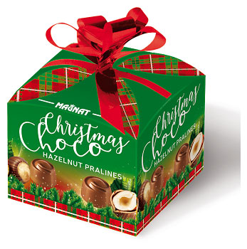 Набор конфет Magnat Christmas Choco с ореховой начинкой, 40 г