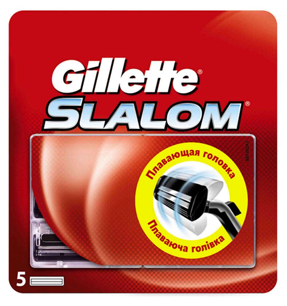 

Cменные кассеты для бритья Gillette Slalom, 5 шт