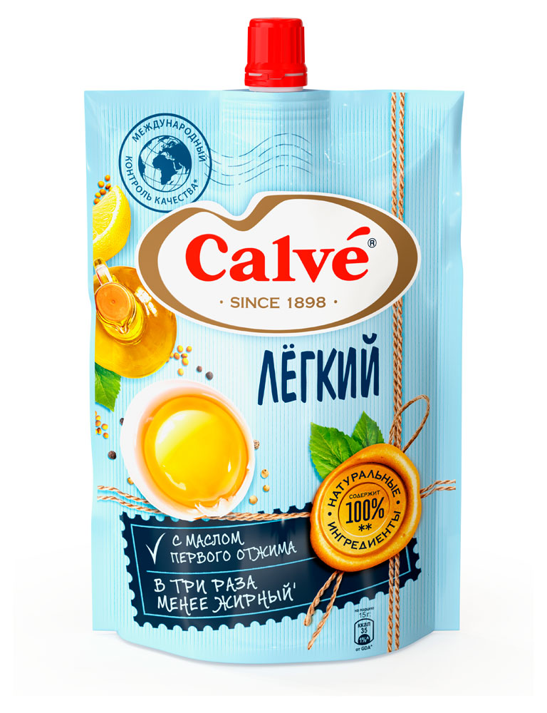 Calve | Соус майонезный «Calve» легкий, 400 г