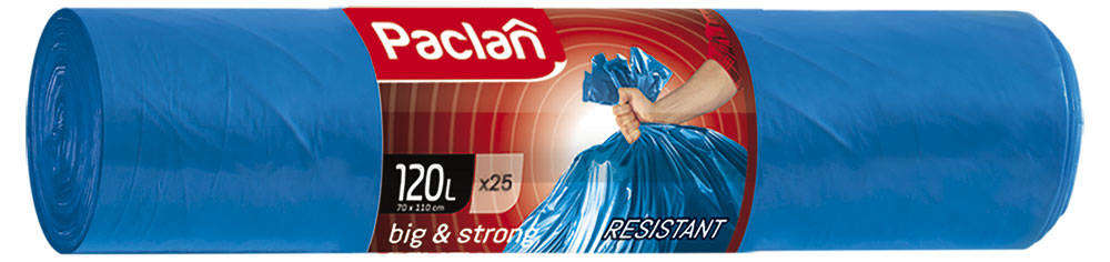 Paclan | Пакеты для мусора Paclan Big&Strong 120 л, 25 шт