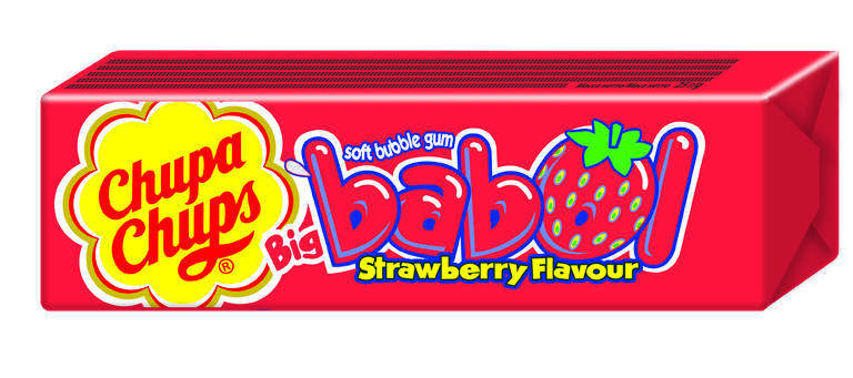 Резинка жевательная Chupa Chups Big Babol Клубника, 21 г