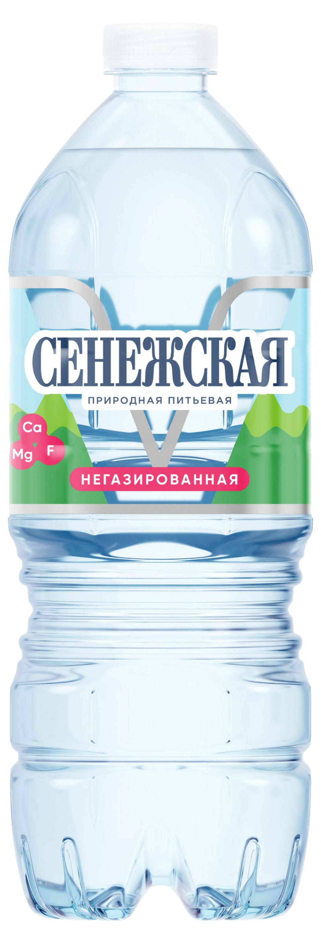 Сенежская | Вода питьевая «Сенежская» негазированная, 1 л