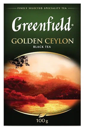 Чай черный Greenfield Golden Ceylon листовой, 100 г