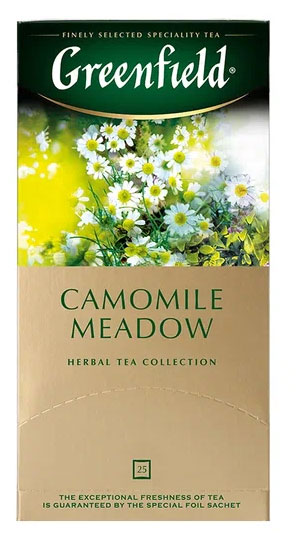 Greenfield | Чайный напиток Greenfield Camomile Meadow в пакетиках, 25 шт